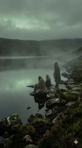 Illustrazione generata da Suno per Fàire an uisge